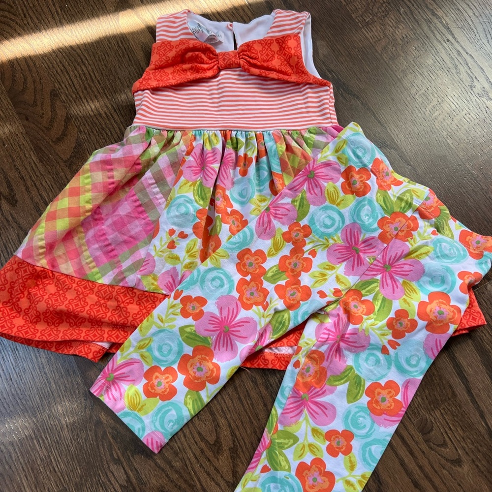 4T girls Bonnie Jean spring outfit